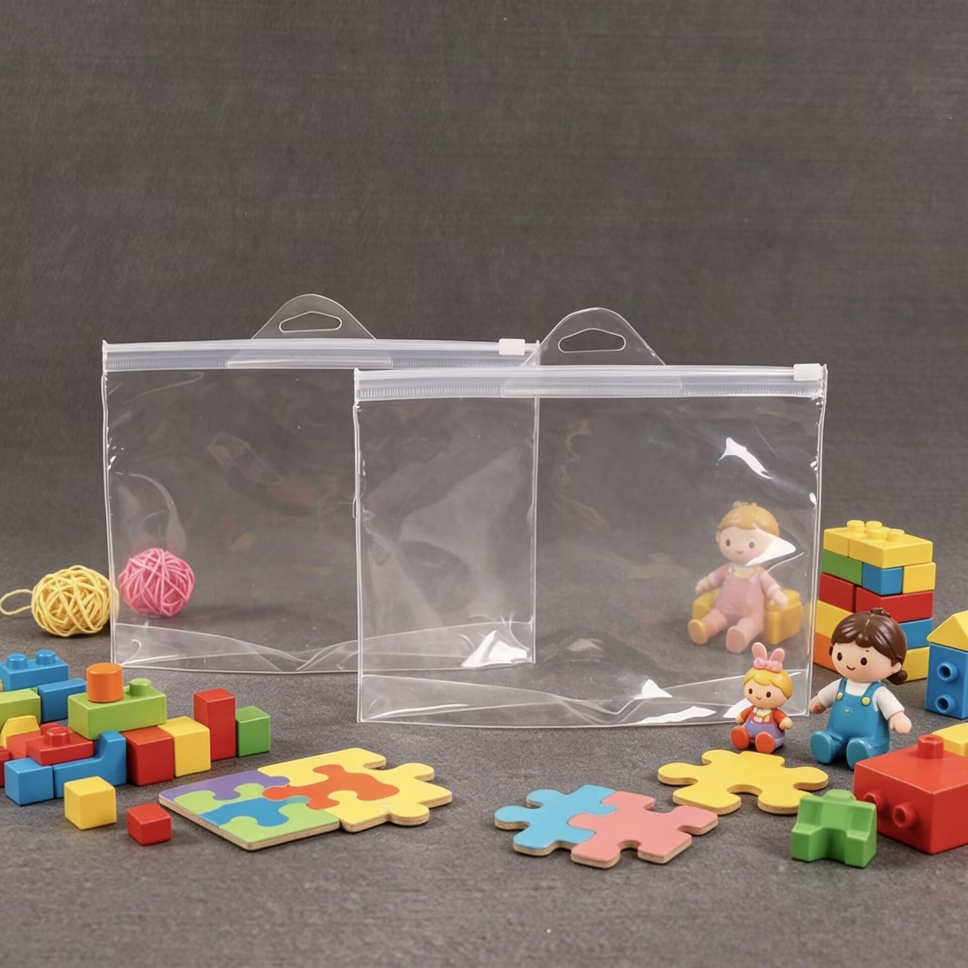Clear EVA Hanging Zipper Pouch